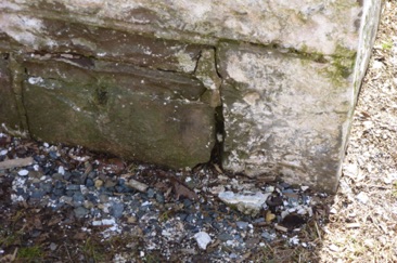 Possible deterioration of foundation